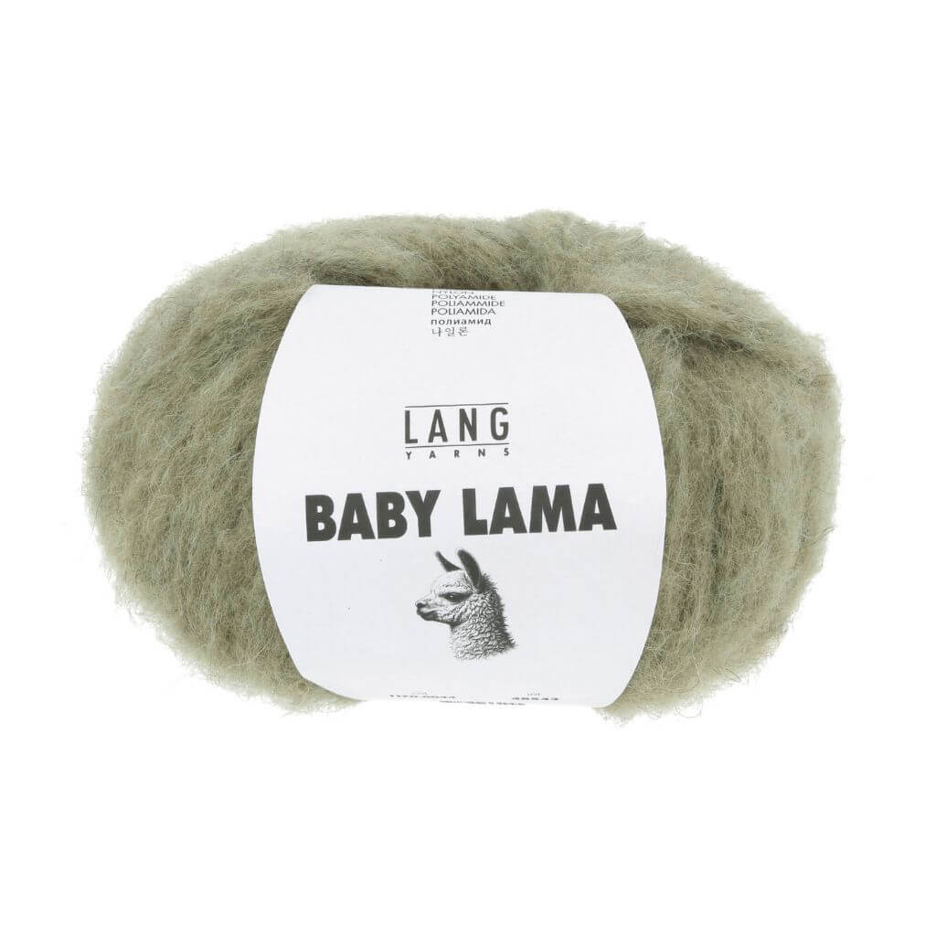 Lang Yarns Baby Lama, Farbe 044 Lime – Lama und Synthetik bei Lieblingsgarn