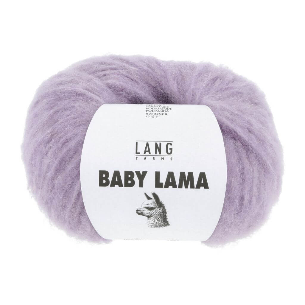Lang Yarns Baby Lama, Farbe 046 Lila – Lama und Synthetik bei Lieblingsgarn