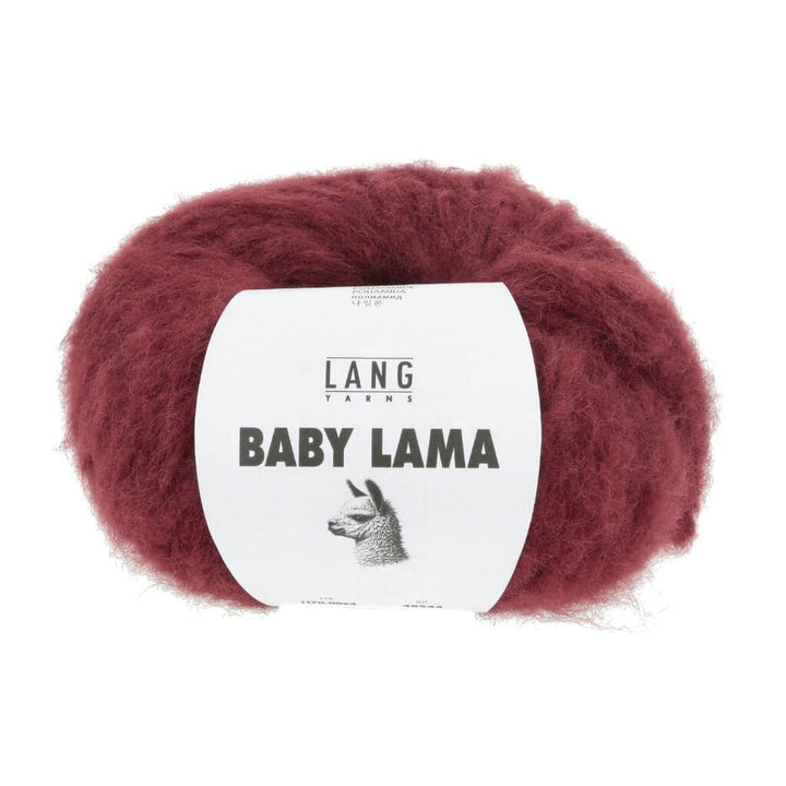 Lang Yarns Baby Lama, Farbe 064 Bordeaux – Lama und Synthetik bei Lieblingsgarn