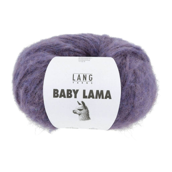 Lang Yarns Baby Lama, Farbe 090 Violett – Lama und Synthetik bei Lieblingsgarn