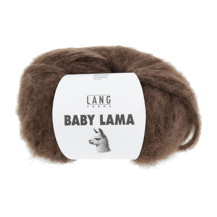 Lang Yarns Baby Lama, Farbe 168 Braun – Lama und Synthetik bei Lieblingsgarn