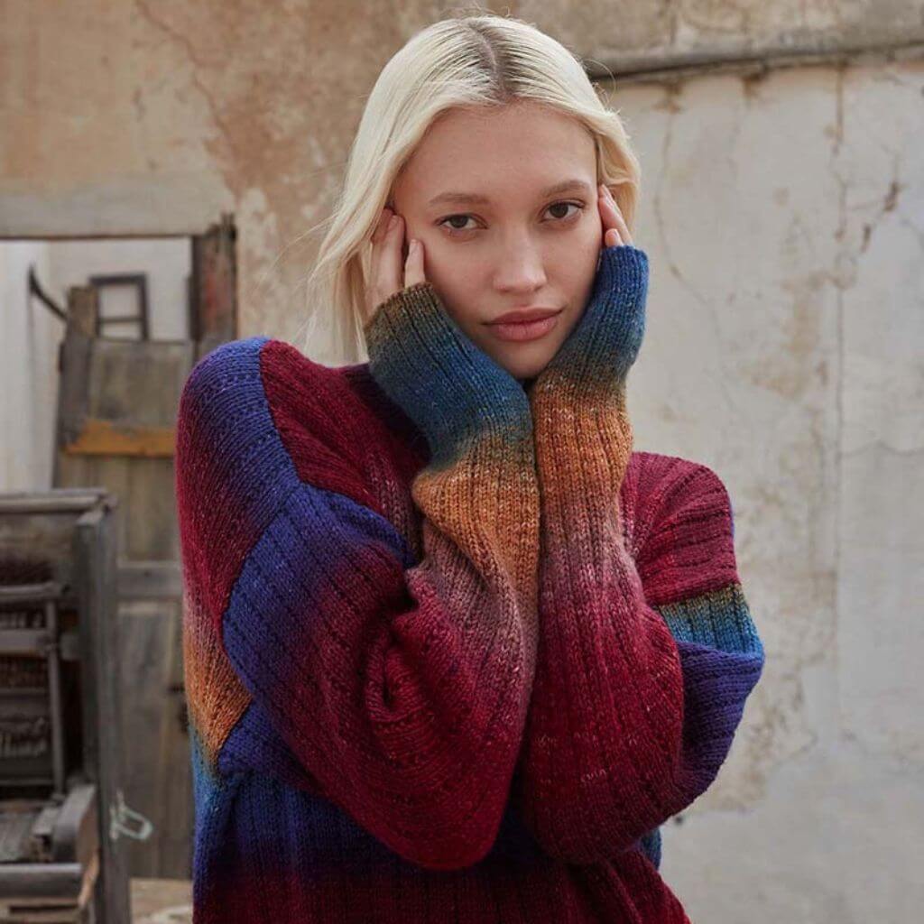 Lang Yarns Bunter Sweater Strickanleitung - Lang Yarns (Heft) bei bei bei bei Lieblingsgarn