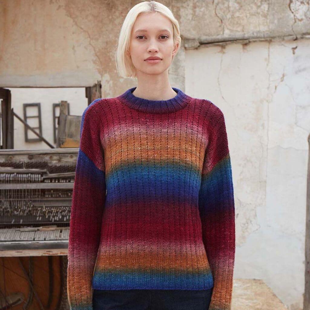 Lang Yarns Bunter Sweater Strickanleitung - Lang Yarns (Heft) bei bei bei bei Lieblingsgarn