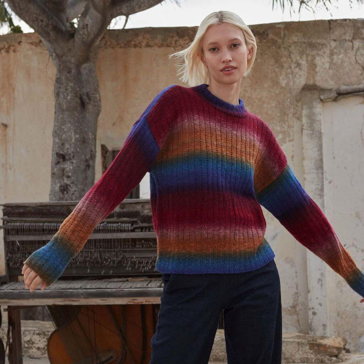 Lang Yarns Bunter Sweater Strickanleitung - Lang Yarns (Heft) bei bei bei bei Lieblingsgarn