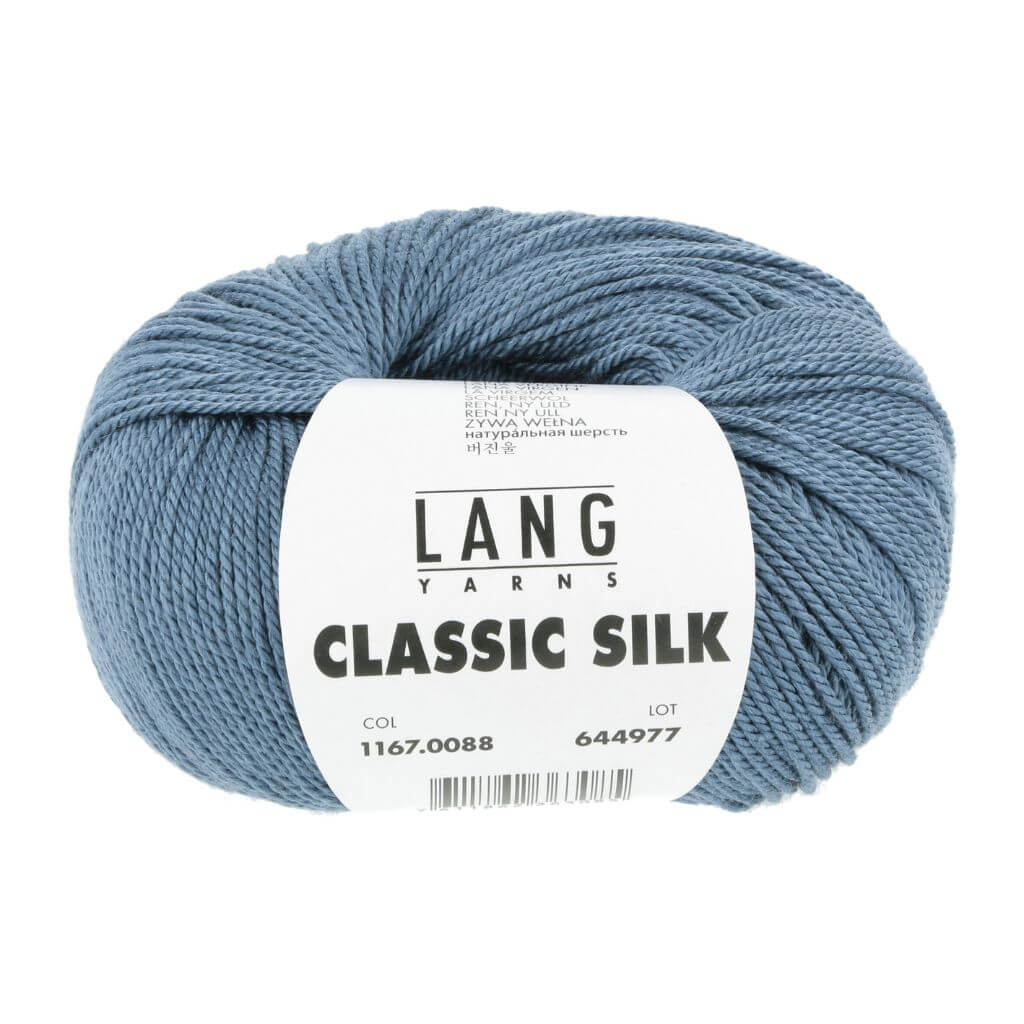 Lang Yarns Classic Silk, Farbe 088 Petrol – Merino und Seide bei Lieblingsgarn
