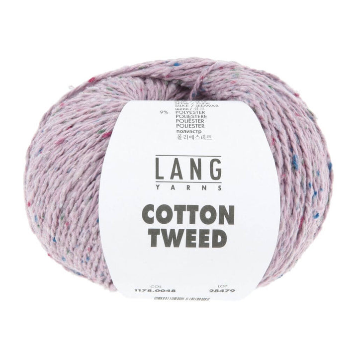 Lang Yarns Cotton Tweed, Farbe 048 Altrosa – Baumwolle, Seide und Synthetik bei Lieblingsgarn