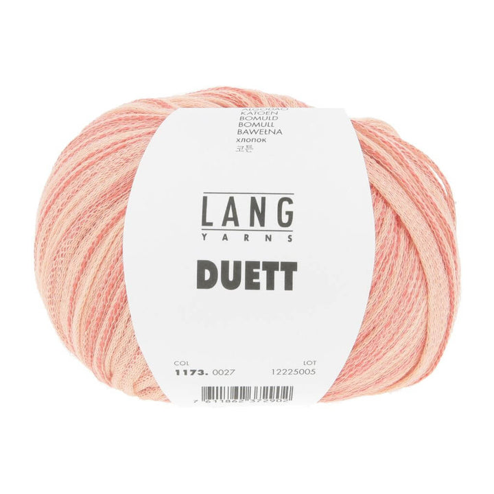 Lang Yarns Duett, Farbe 027 Apricot/Koralle – Baumwolle bei Lieblingsgarn