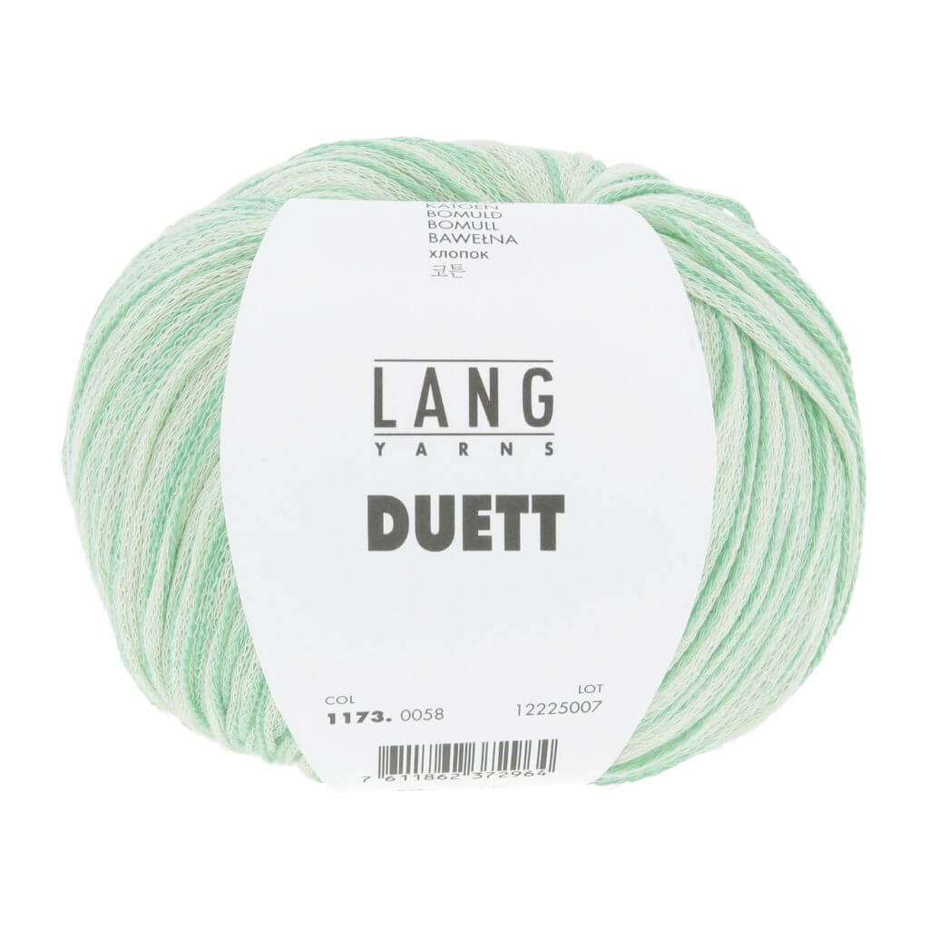 Lang Yarns Duett, Farbe 058 Mint/Seeschaum – Baumwolle bei Lieblingsgarn