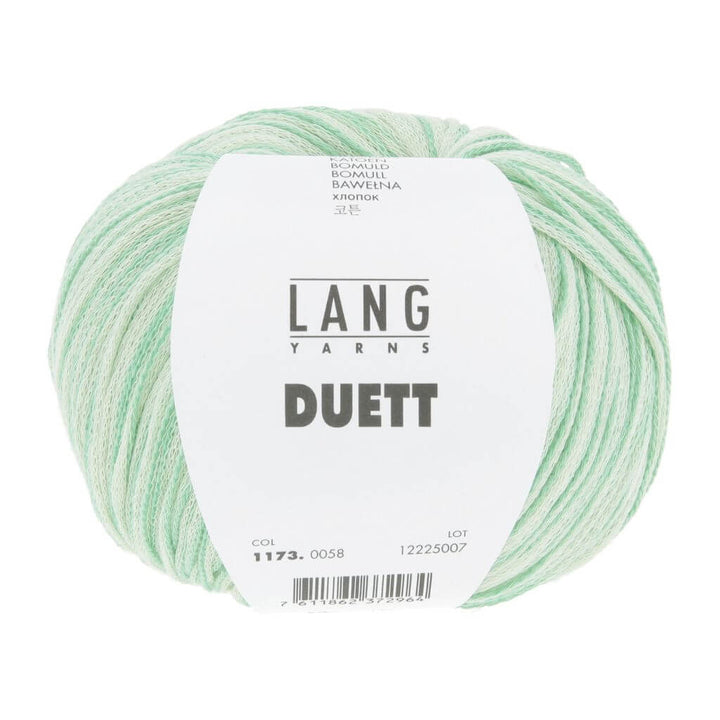 Lang Yarns Duett, Farbe 058 Mint/Seeschaum – Baumwolle bei Lieblingsgarn