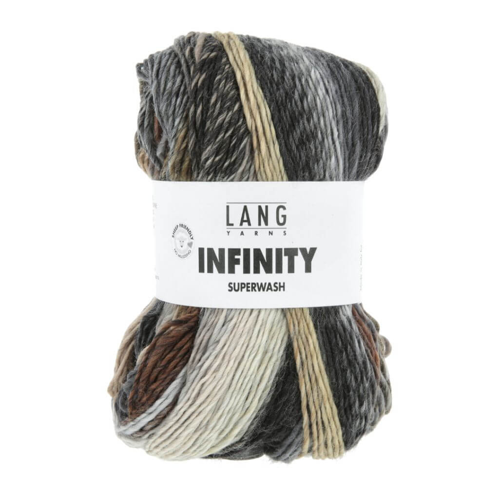 Lang Yarns Infinity, Farbe 007 Earth Tones – Schurwolle bei Lieblingsgarn