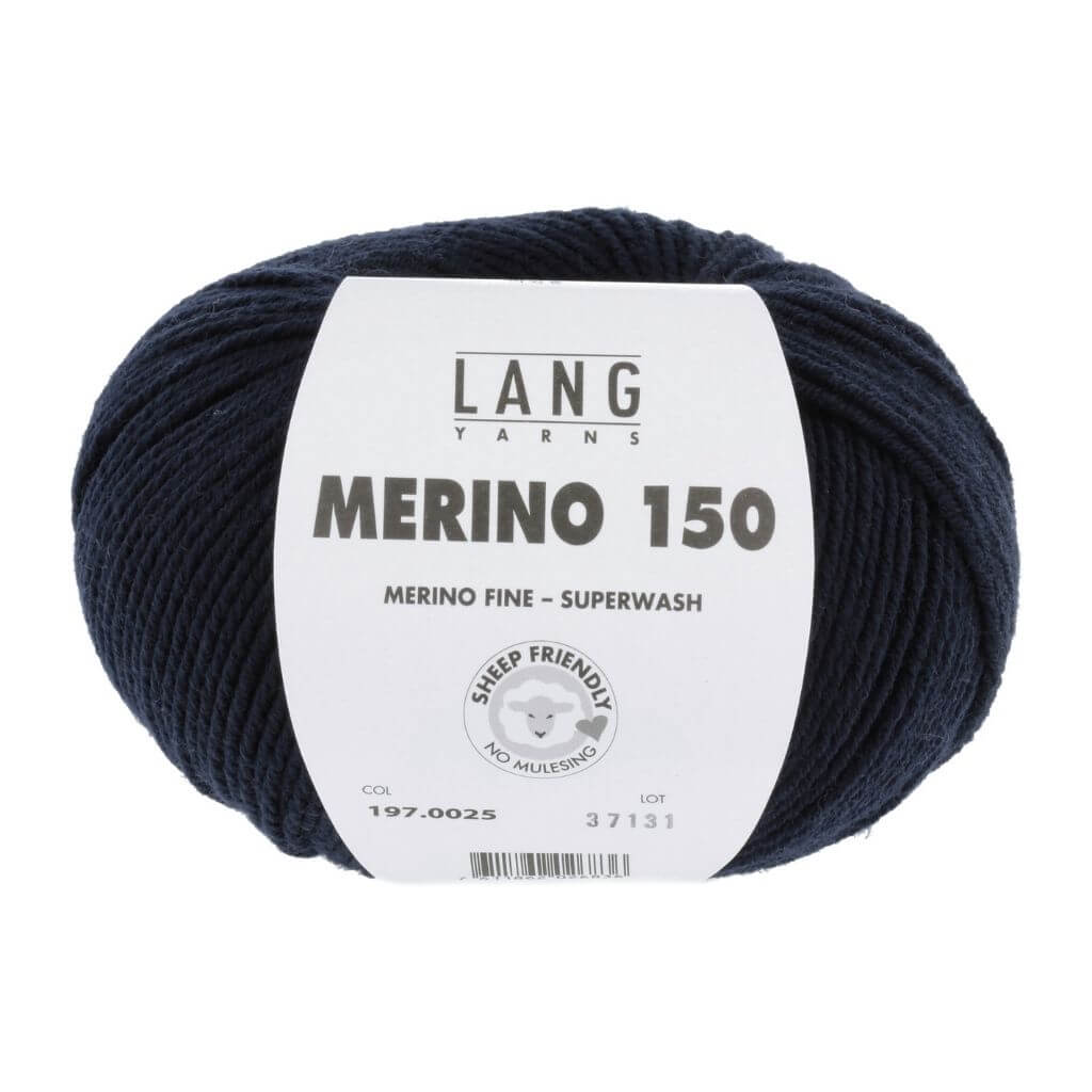 Lang Yarns Merino 150, Farbe Navy – Merino bei Lieblingsgarn