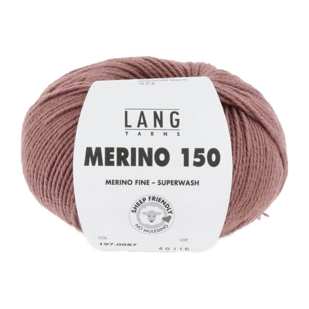 Lang Yarns Merino 150, Farbe Rosenholz – Merino bei Lieblingsgarn