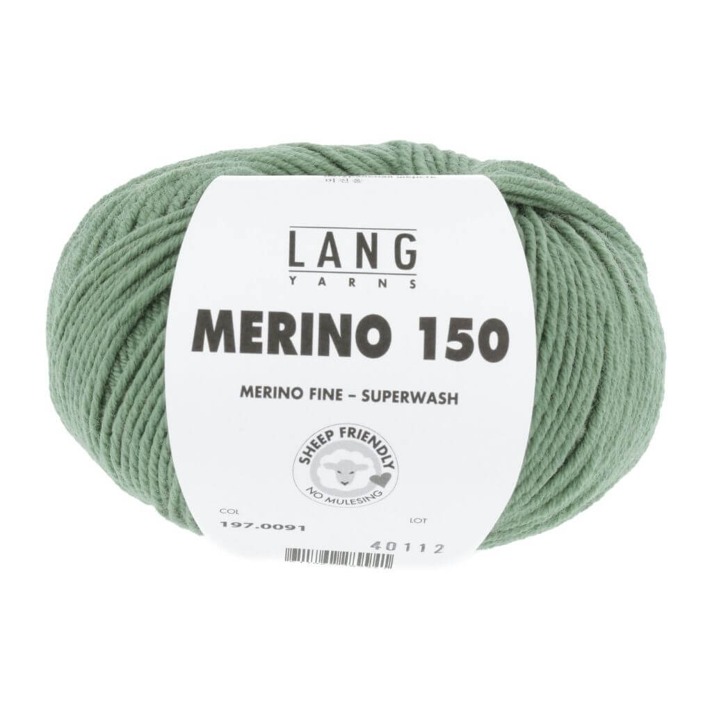 Lang Yarns Merino 150, Farbe Salbei – Merino bei Lieblingsgarn