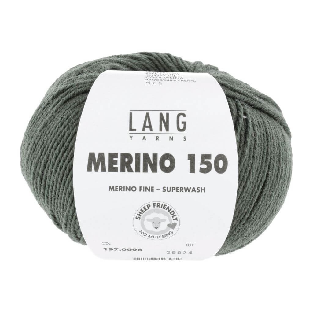 Lang Yarns Merino 150, Farbe Olive – Merino bei Lieblingsgarn