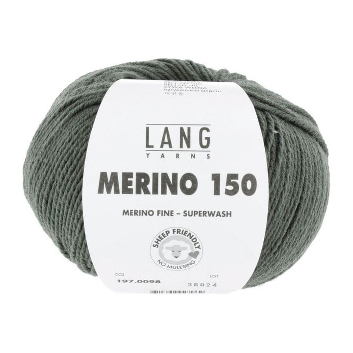 Lang Yarns Merino 150, Farbe Olive – Merino bei Lieblingsgarn