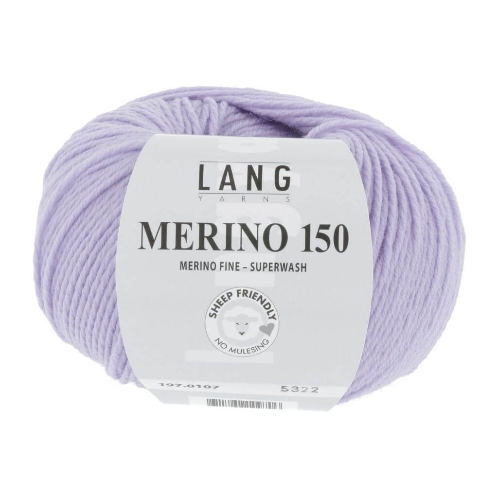Lang Yarns Merino 150, Farbe Lila Hell – Merino bei Lieblingsgarn