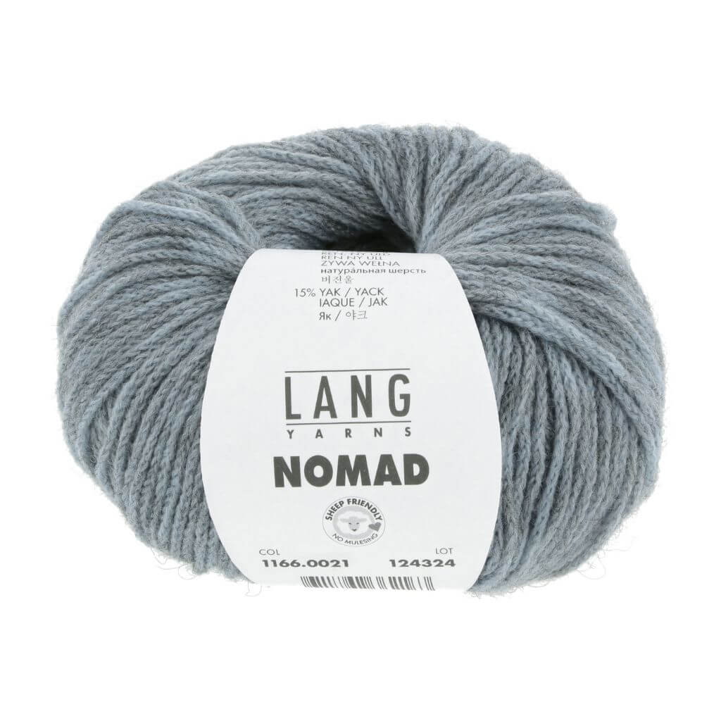 Lang Yarns Nomad, Farbe 021 Hellblau – Schurwolle und Yak bei Lieblingsgarn
