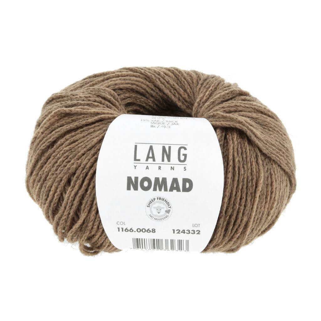 Lang Yarns Nomad, Farbe 068 Braun – Schurwolle und Yak bei Lieblingsgarn