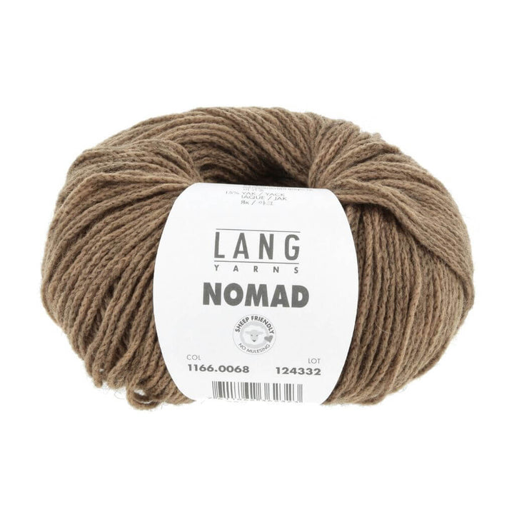 Lang Yarns Nomad, Farbe 068 Braun – Schurwolle und Yak bei Lieblingsgarn