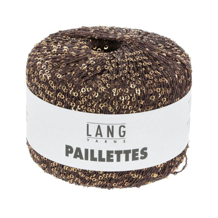 Lang Yarns 068 - Braun/Gold Lang Yarns Paillettes Lieblingsgarn