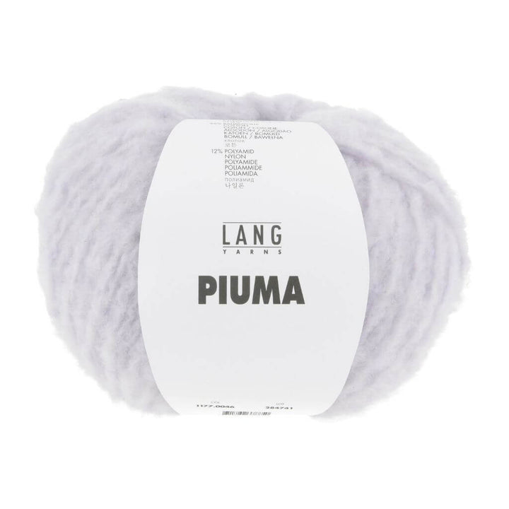 Lang Yarns Piuma, Farbe 046 Lavendel – Baumwolle, Merino und Synthetik bei Lieblingsgarn