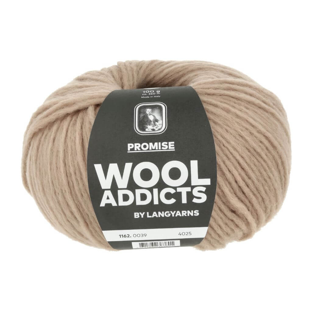 Lang Yarns Wooladdicts Promise, Farbe 039 Camel – Schurwolle und Synthetik bei Lieblingsgarn