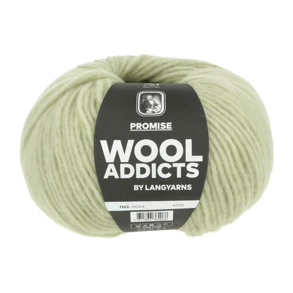 Lang Yarns Wooladdicts Promise, Farbe 044 Lime – Schurwolle und Synthetik bei Lieblingsgarn