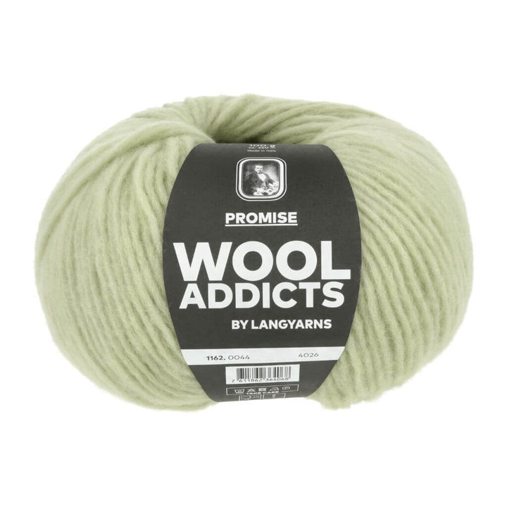 Lang Yarns Wooladdicts Promise, Farbe 044 Lime – Schurwolle und Synthetik bei Lieblingsgarn