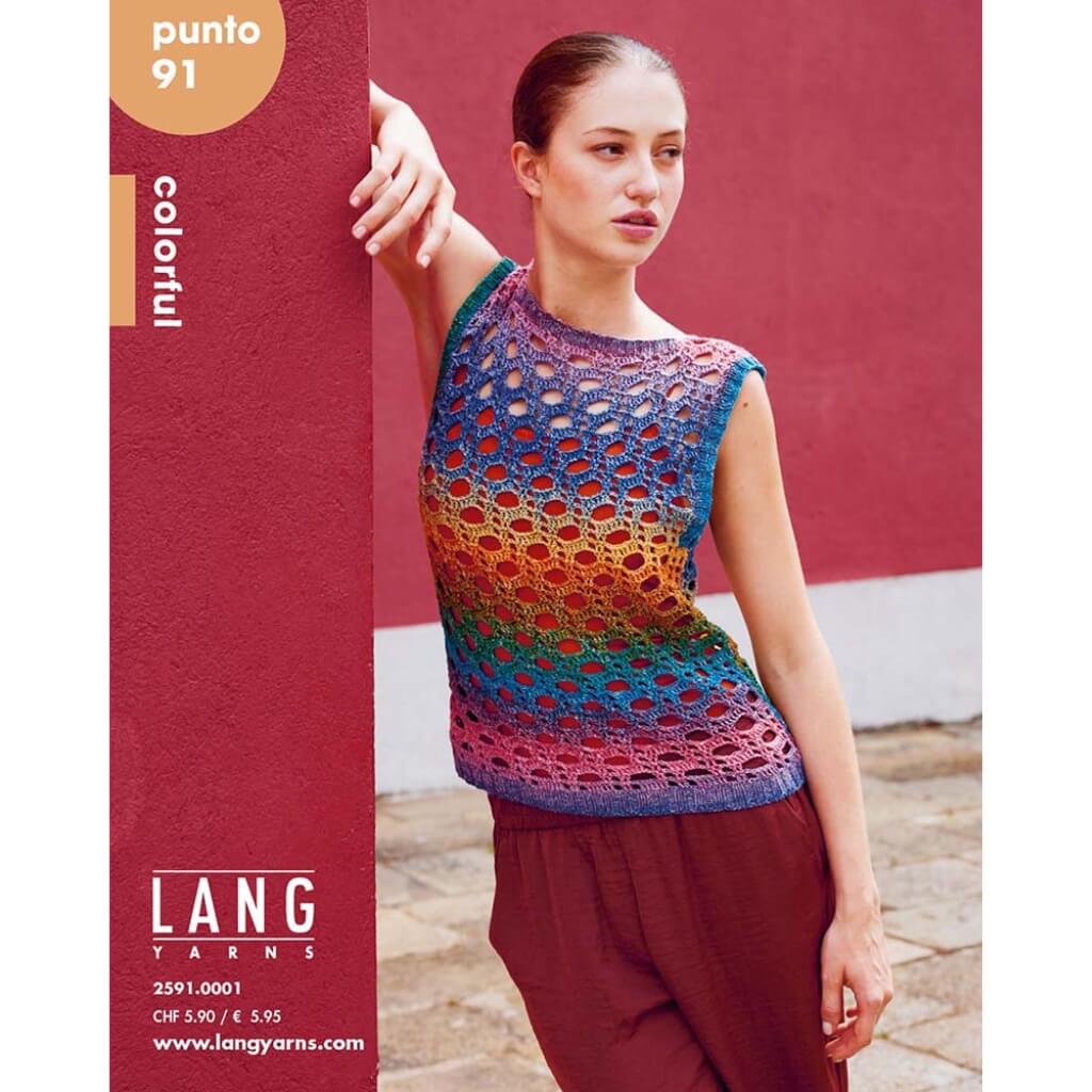 Lang Yarns Punto 91 Colorful bei bei bei bei Lieblingsgarn