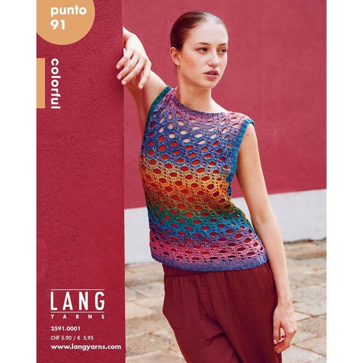 Lang Yarns Punto 91 Colorful bei bei bei bei Lieblingsgarn