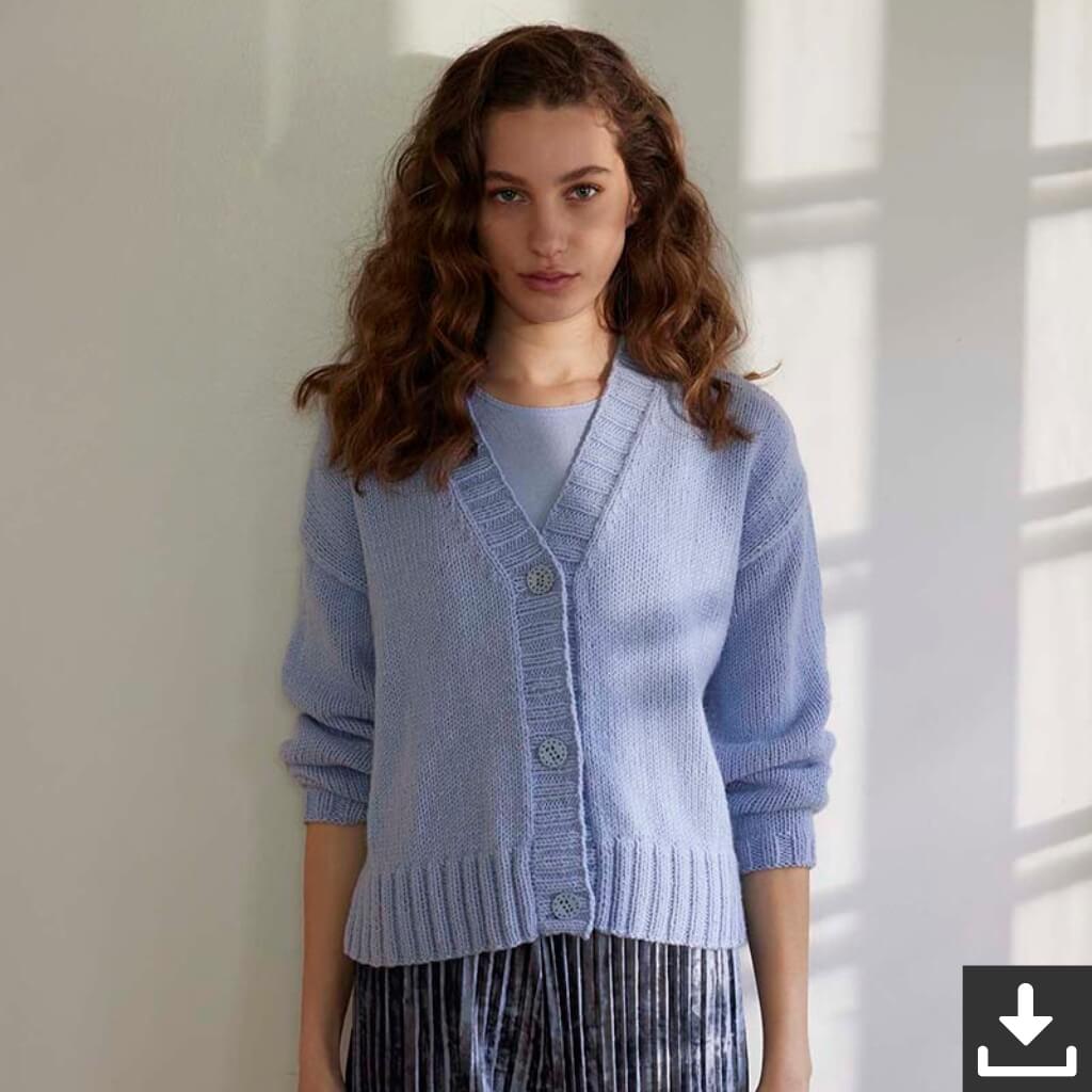 Lang Yarns Pattern Damen Cardigan Novalee Strickanleitung - Lang Yarns (PDF) bei bei bei bei Lieblingsgarn