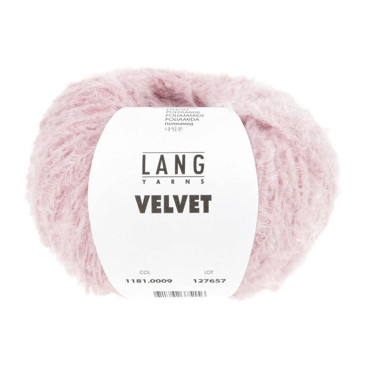 Lang Yarns Velvet, Farbe 009 Rosa – Synthetik und Viskose bei Lieblingsgarn