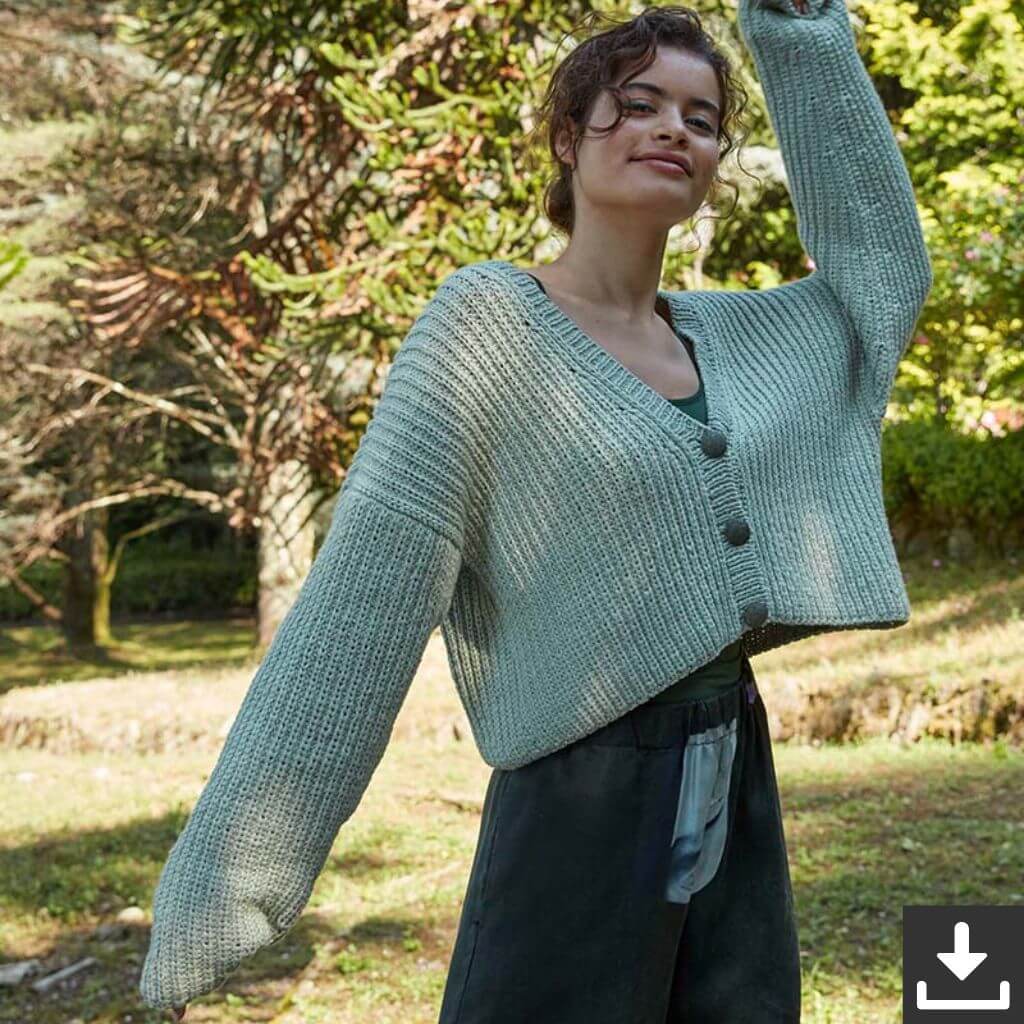 Lang Yarns Pattern Damen Strickjacke wild and free Anleitung - Lang Yarns (PDF) bei bei bei bei Lieblingsgarn