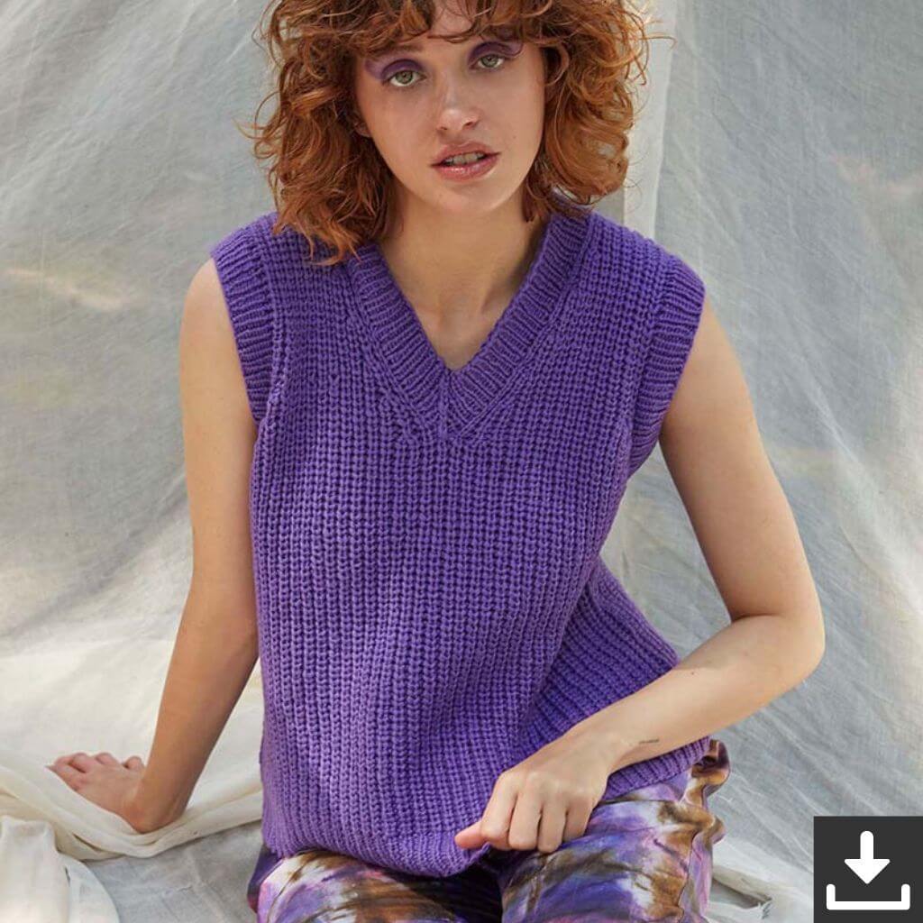 Lang Yarns Pattern Damen Pullunder be rare Strickanleitung - Lang Yarns (PDF) bei bei bei bei Lieblingsgarn