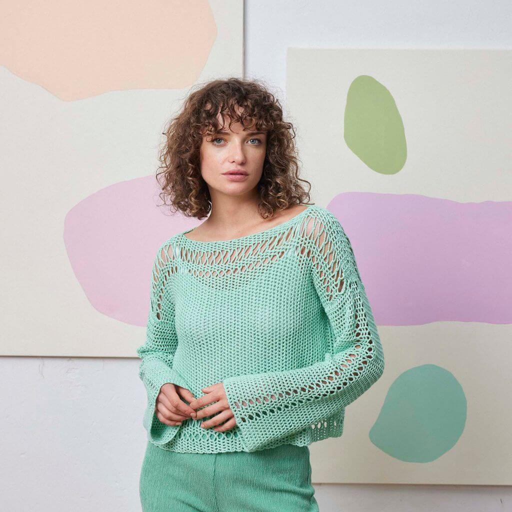 Lang Yarns Pattern Pullover Alize Häkelanleitung - Lang Yarns (Heft) bei bei bei bei Lieblingsgarn