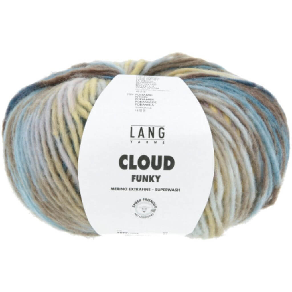Lang Yarns 028 - Pflaume/Grau/Marine/Messing Lang Yarns Cloud Lieblingsgarn
