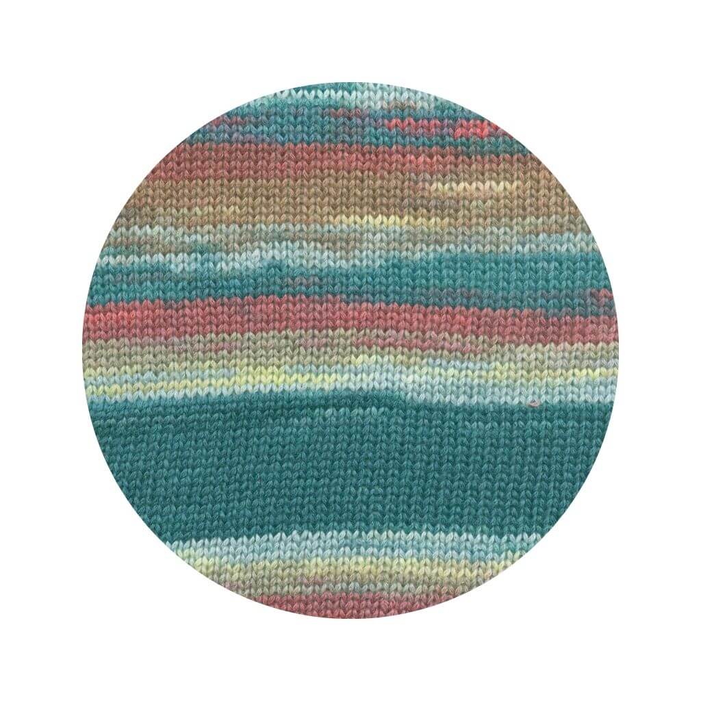 Lang Yarns Eternity, Farbe 001 Petrol/Beere/Hellblau/Hellgrün bei Lieblingsgarn