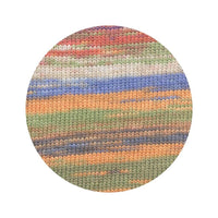 003 - Orange/Olive/Periwinkel/Rost