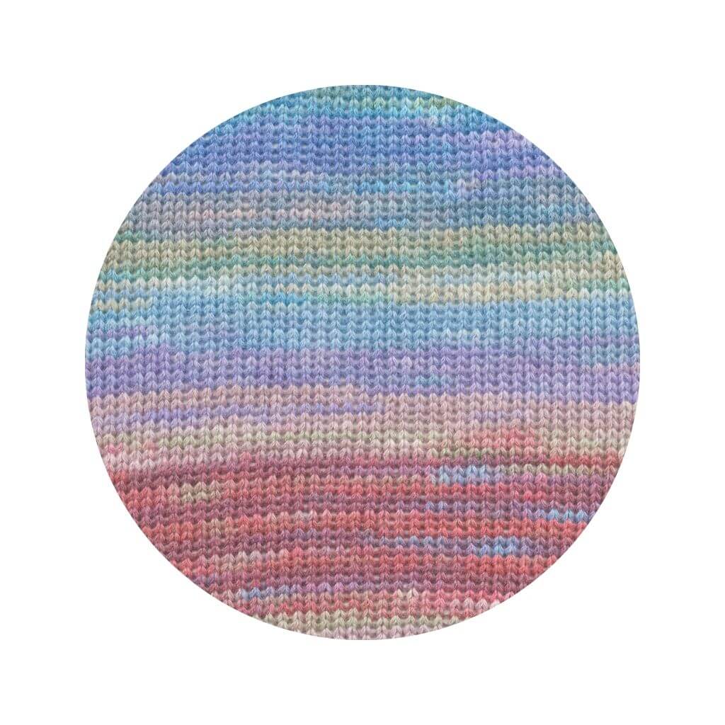 Lang Yarns Eternity, Farbe 004 Periwinkel/Blau/Beere/Olive bei Lieblingsgarn