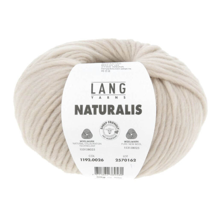 Lang Yarns Naturalis, Farbe 026 Beige – Merino bei Lieblingsgarn