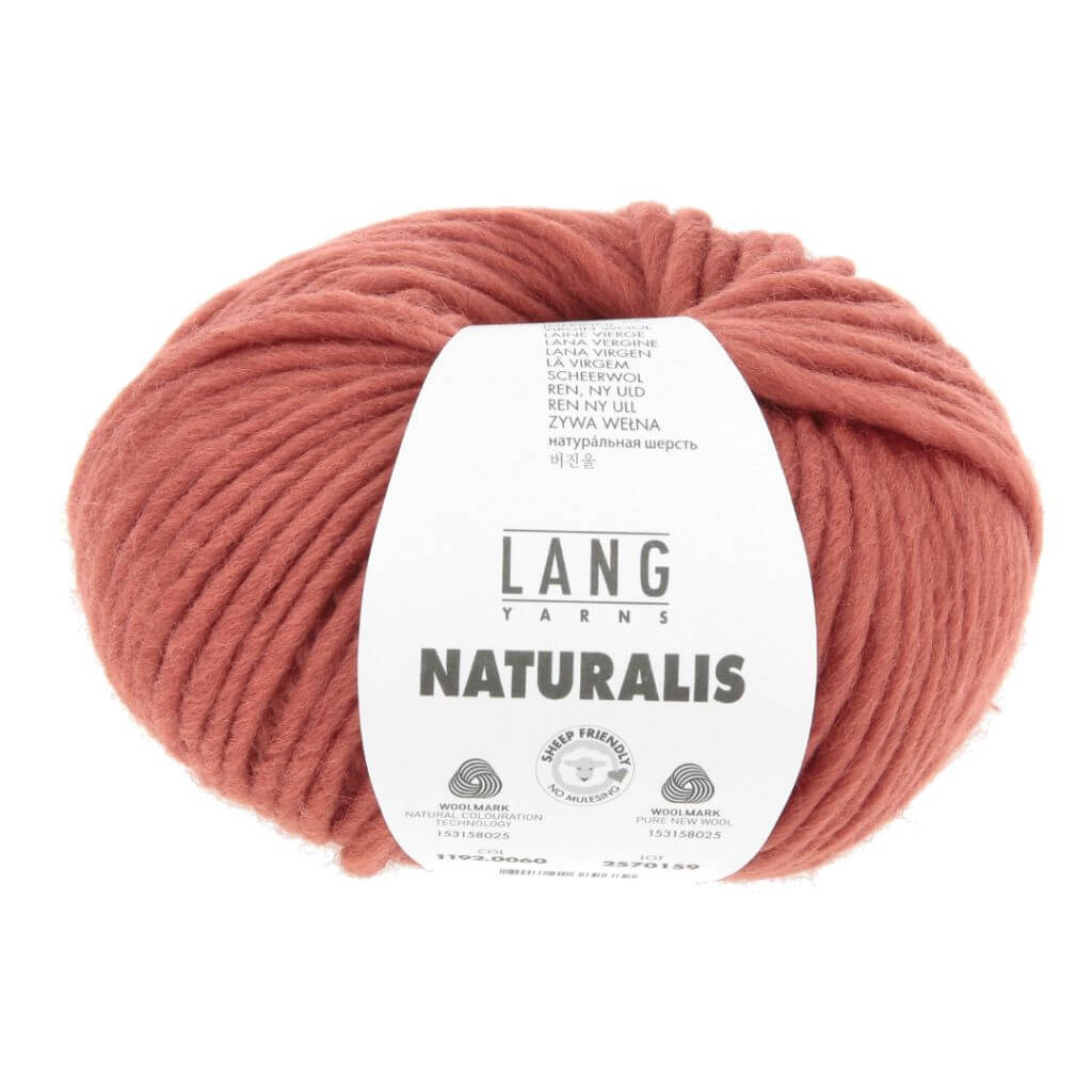 Lang Yarns Naturalis, Farbe 060 Rot – Merino bei Lieblingsgarn