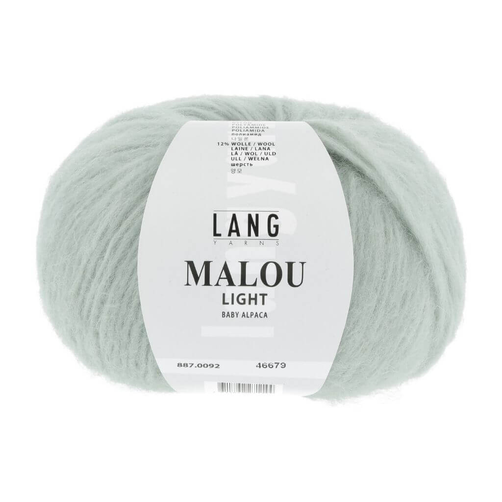 Lang Yarns Malou Light, Farbe 92 Salbei – Alpaka, Merino und Synthetik bei Lieblingsgarn