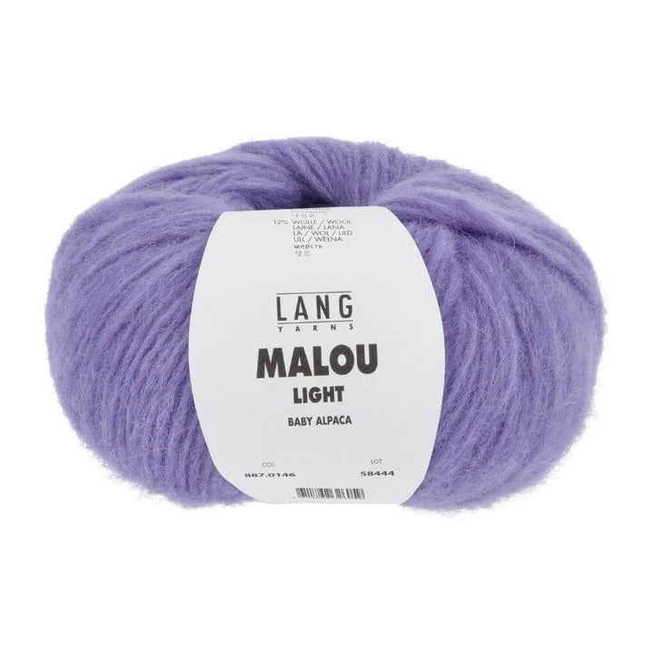 Lang Yarns Malou Light, Farbe 146 Amethyst – Alpaka, Merino und Synthetik bei Lieblingsgarn