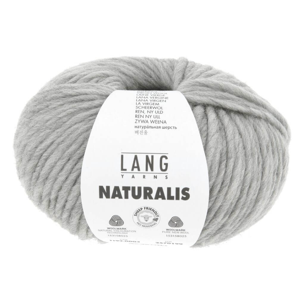 Lang Yarns Naturalis, Farbe 003 Hellgrau – Merino bei Lieblingsgarn