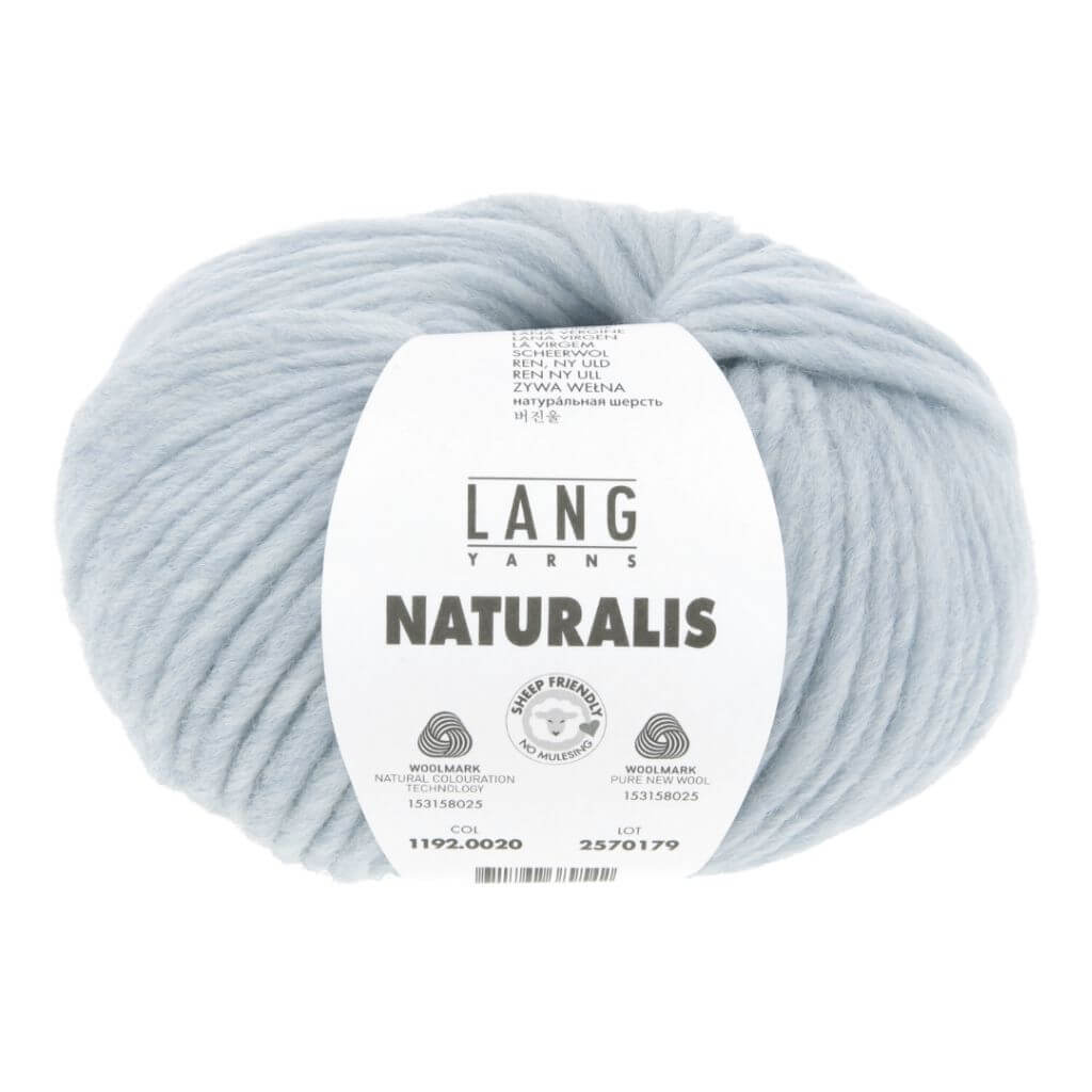Lang Yarns Naturalis, Farbe 020 Baby Blau – Merino bei Lieblingsgarn