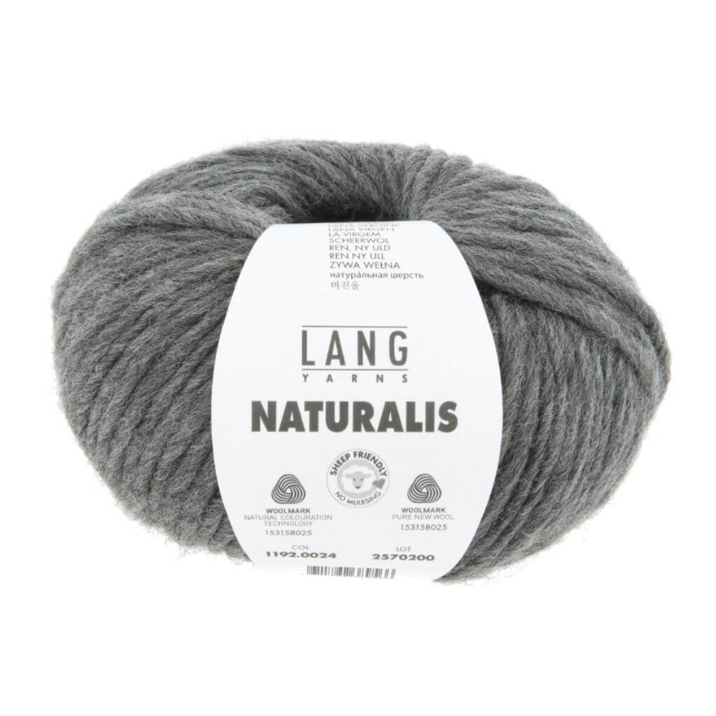 Lang Yarns Naturalis, Farbe 024 Grau – Merino bei Lieblingsgarn