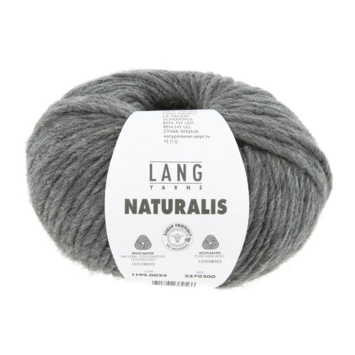 Lang Yarns Naturalis, Farbe 024 Grau – Merino bei Lieblingsgarn
