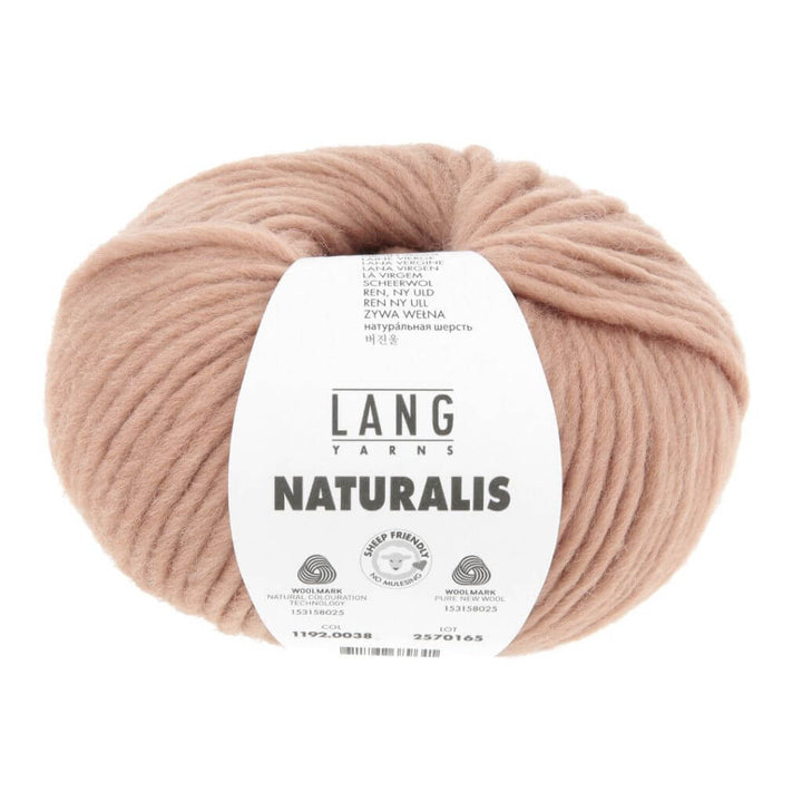 Lang Yarns Naturalis, Farbe 038 Haselnuss – Merino bei Lieblingsgarn