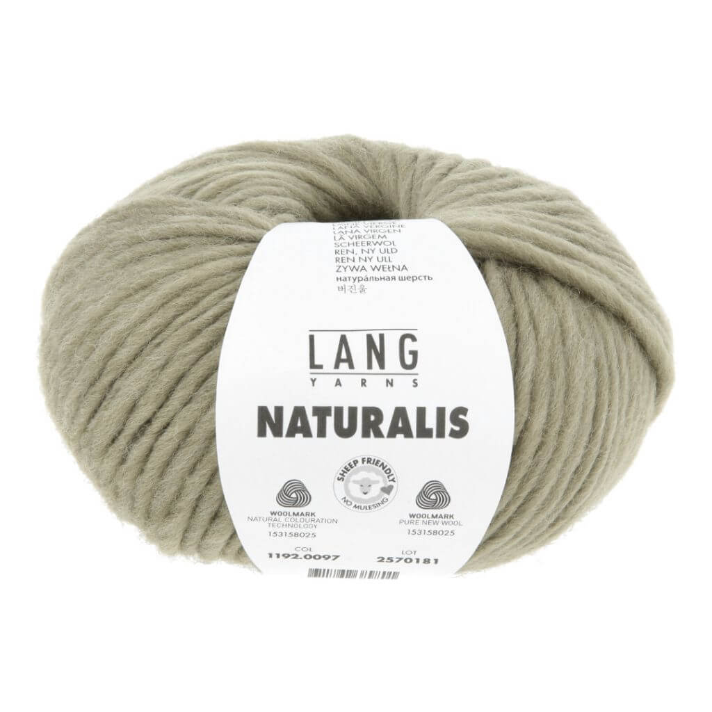 Lang Yarns Naturalis, Farbe 097 Olive – Merino bei Lieblingsgarn