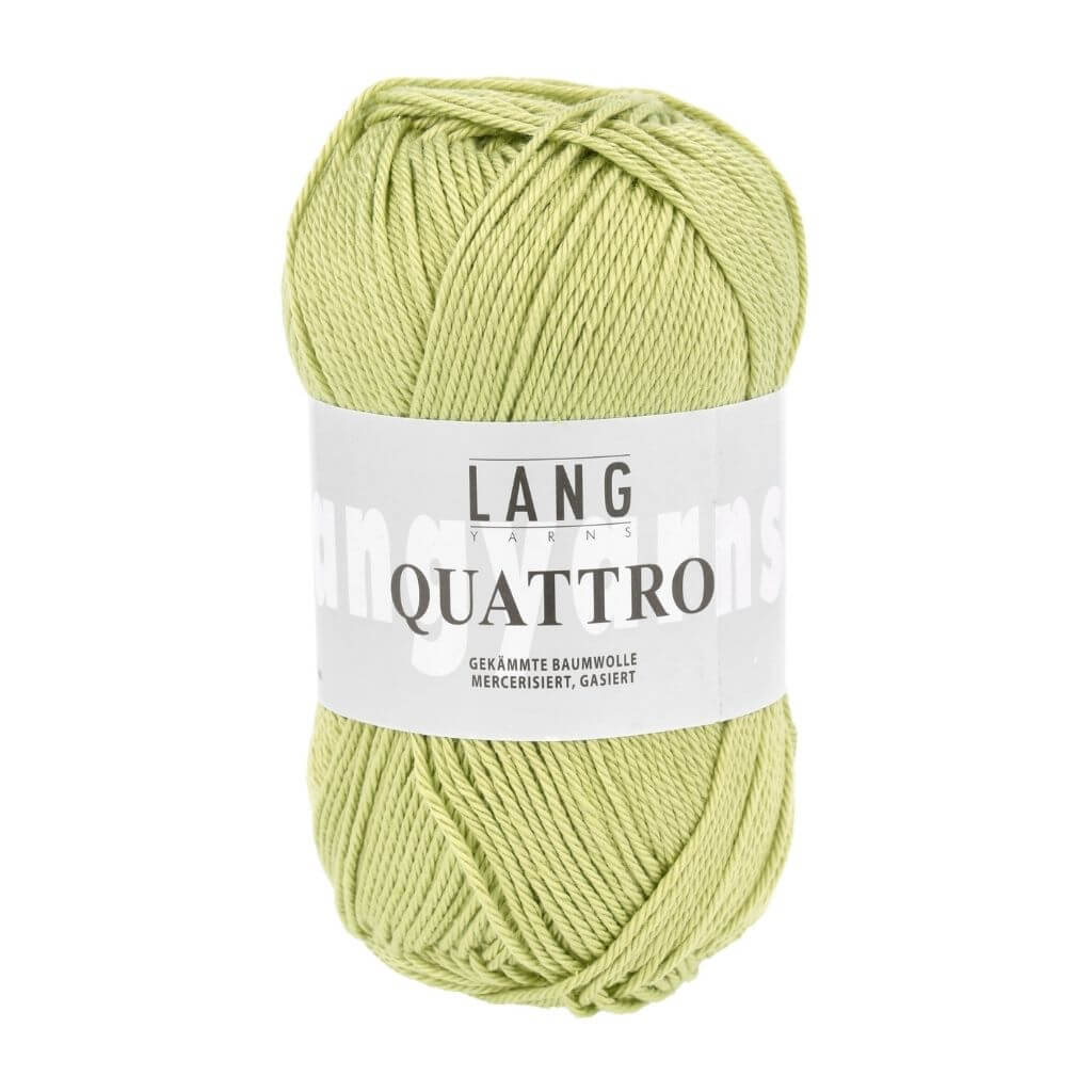Lang Yarns Quattro, Farbe 16 Hellgrün – Baumwolle bei Lieblingsgarn